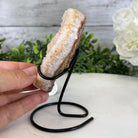 Standard Plus Quality Citrine Heart Geode, metal stand, 1 lbs & 5" Tall Model #5465-0015 by Brazil Gems - Brazil GemsBrazil GemsStandard Plus Quality Citrine Heart Geode, metal stand, 1 lbs & 5" Tall Model #5465-0015 by Brazil GemsHearts5465-0015