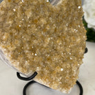 Standard Plus Quality Citrine Heart Geode, metal stand, 1.2 lbs & 5" Tall Model #5465-0021 by Brazil Gems - Brazil GemsBrazil GemsStandard Plus Quality Citrine Heart Geode, metal stand, 1.2 lbs & 5" Tall Model #5465-0021 by Brazil GemsHearts5465-0021
