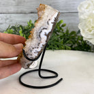 Standard Plus Quality Citrine Heart Geode, metal stand, 1.2 lbs & 5.5" Tall Model #5465-0022 by Brazil Gems - Brazil GemsBrazil GemsStandard Plus Quality Citrine Heart Geode, metal stand, 1.2 lbs & 5.5" Tall Model #5465-0022 by Brazil GemsHearts5465-0022