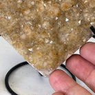 Standard Plus Quality Citrine Heart Geode, metal stand, 1.2 lbs & 5.5" Tall Model #5465-0022 by Brazil Gems - Brazil GemsBrazil GemsStandard Plus Quality Citrine Heart Geode, metal stand, 1.2 lbs & 5.5" Tall Model #5465-0022 by Brazil GemsHearts5465-0022