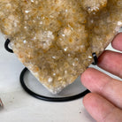 Standard Plus Quality Citrine Heart Geode, metal stand, 1.3 lbs & 5" Tall Model #5465-0023 by Brazil Gems - Brazil GemsBrazil GemsStandard Plus Quality Citrine Heart Geode, metal stand, 1.3 lbs & 5" Tall Model #5465-0023 by Brazil GemsHearts5465-0023