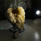 Standard Plus Quality Citrine Heart Geode, metal stand, 1.3 lbs & 5" Tall Model #5465-0023 by Brazil Gems - Brazil GemsBrazil GemsStandard Plus Quality Citrine Heart Geode, metal stand, 1.3 lbs & 5" Tall Model #5465-0023 by Brazil GemsHearts5465-0023