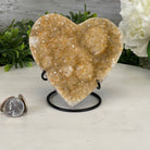 Standard Plus Quality Citrine Heart Geode, metal stand, 1.3 lbs & 5" Tall Model #5465-0023 by Brazil Gems - Brazil GemsBrazil GemsStandard Plus Quality Citrine Heart Geode, metal stand, 1.3 lbs & 5" Tall Model #5465-0023 by Brazil GemsHearts5465-0023