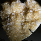 Standard Plus Quality Citrine Heart Geode, metal stand, 2.1 lbs & 6" Tall Model #5465-0034 by Brazil Gems - Brazil GemsBrazil GemsStandard Plus Quality Citrine Heart Geode, metal stand, 2.1 lbs & 6" Tall Model #5465-0034 by Brazil GemsHearts5465-0034