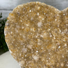 Standard Plus Quality Citrine Heart Geode, metal stand, 4.2 lbs & 7.5" Tall Model #5465-0037 by Brazil Gems - Brazil GemsBrazil GemsStandard Plus Quality Citrine Heart Geode, metal stand, 4.2 lbs & 7.5" Tall Model #5465-0037 by Brazil GemsHearts5465-0037