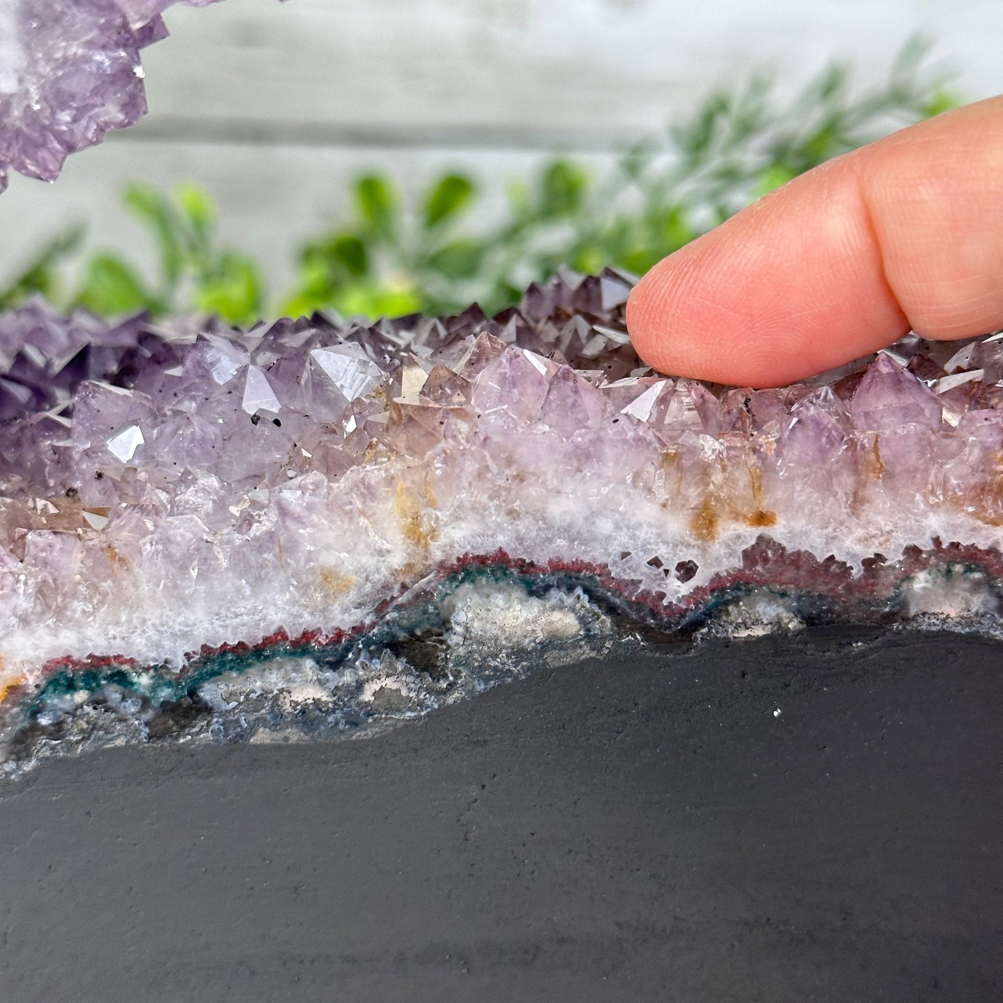 Standard Plus Quality Open 2-Sided Brazilian Amethyst Cathedral, 18.7 lbs, 7.6" tall, Model #5605-0126 by Brazil Gems - Brazil GemsBrazil GemsStandard Plus Quality Open 2-Sided Brazilian Amethyst Cathedral, 18.7 lbs, 7.6" tall, Model #5605-0126 by Brazil GemsOpen 2-Sided Cathedrals5605-0126