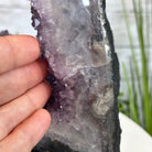 Standard Plus Quality Open 2-Sided Brazilian Amethyst Cathedral, 18.7 lbs, 7.6" tall, Model #5605-0126 by Brazil Gems - Brazil GemsBrazil GemsStandard Plus Quality Open 2-Sided Brazilian Amethyst Cathedral, 18.7 lbs, 7.6" tall, Model #5605-0126 by Brazil GemsOpen 2-Sided Cathedrals5605-0126