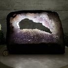 Standard Plus Quality Open 2-Sided Brazilian Amethyst Cathedral, 18.7 lbs, 7.6" tall, Model #5605-0126 by Brazil Gems - Brazil GemsBrazil GemsStandard Plus Quality Open 2-Sided Brazilian Amethyst Cathedral, 18.7 lbs, 7.6" tall, Model #5605-0126 by Brazil GemsOpen 2-Sided Cathedrals5605-0126