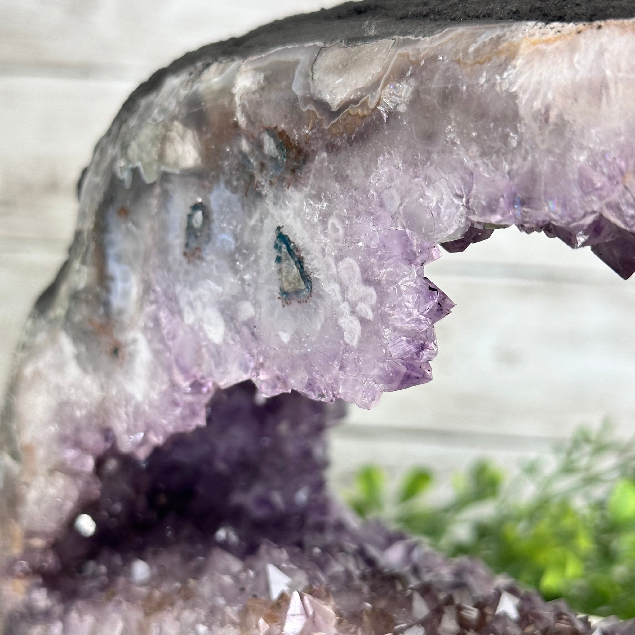 Standard Plus Quality Open 2-Sided Brazilian Amethyst Cathedral, 18.7 lbs, 7.6" tall, Model #5605-0126 by Brazil Gems - Brazil GemsBrazil GemsStandard Plus Quality Open 2-Sided Brazilian Amethyst Cathedral, 18.7 lbs, 7.6" tall, Model #5605-0126 by Brazil GemsOpen 2-Sided Cathedrals5605-0126
