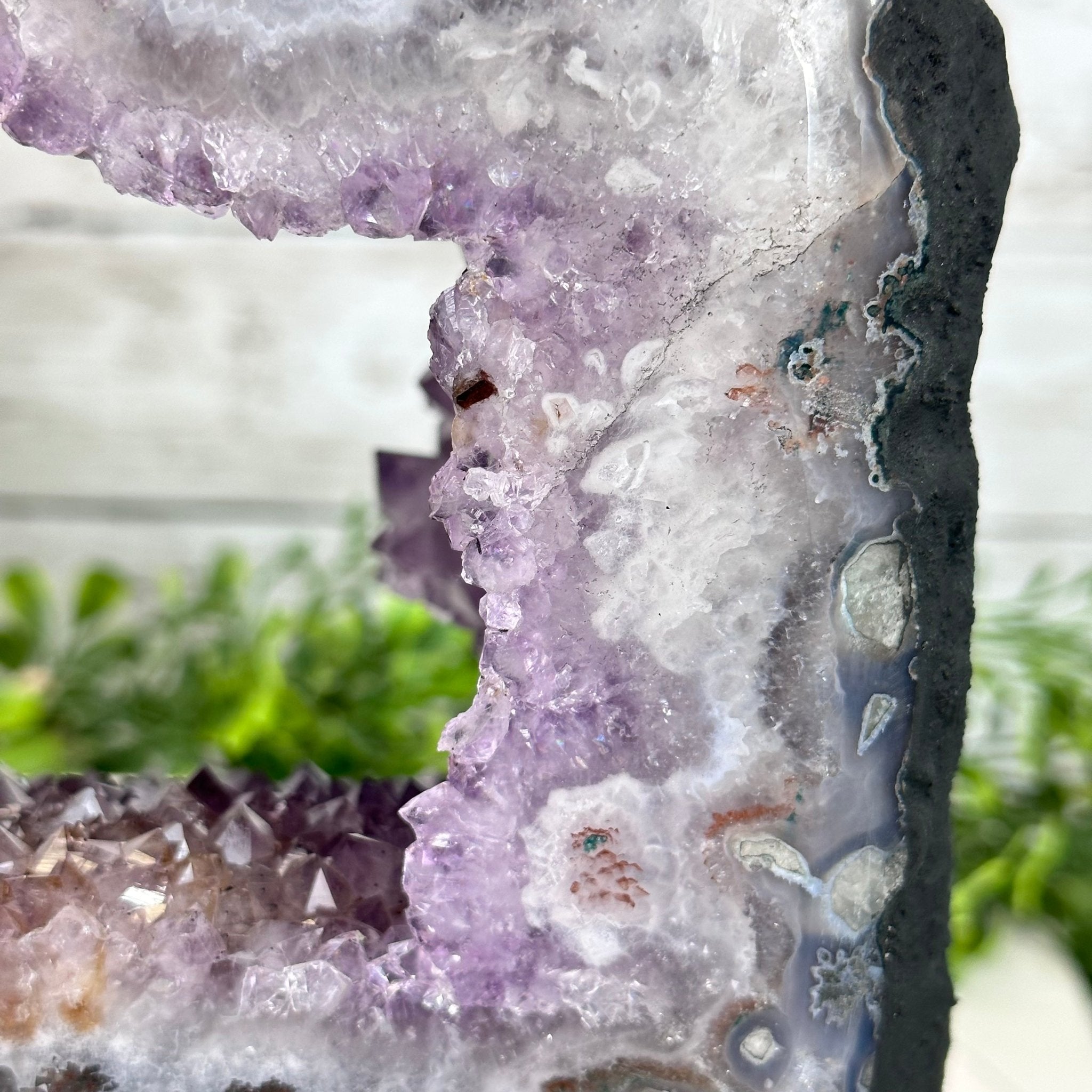 Standard Plus Quality Open 2-Sided Brazilian Amethyst Cathedral, 18.7 lbs, 7.6" tall, Model #5605-0126 by Brazil Gems - Brazil GemsBrazil GemsStandard Plus Quality Open 2-Sided Brazilian Amethyst Cathedral, 18.7 lbs, 7.6" tall, Model #5605-0126 by Brazil GemsOpen 2-Sided Cathedrals5605-0126