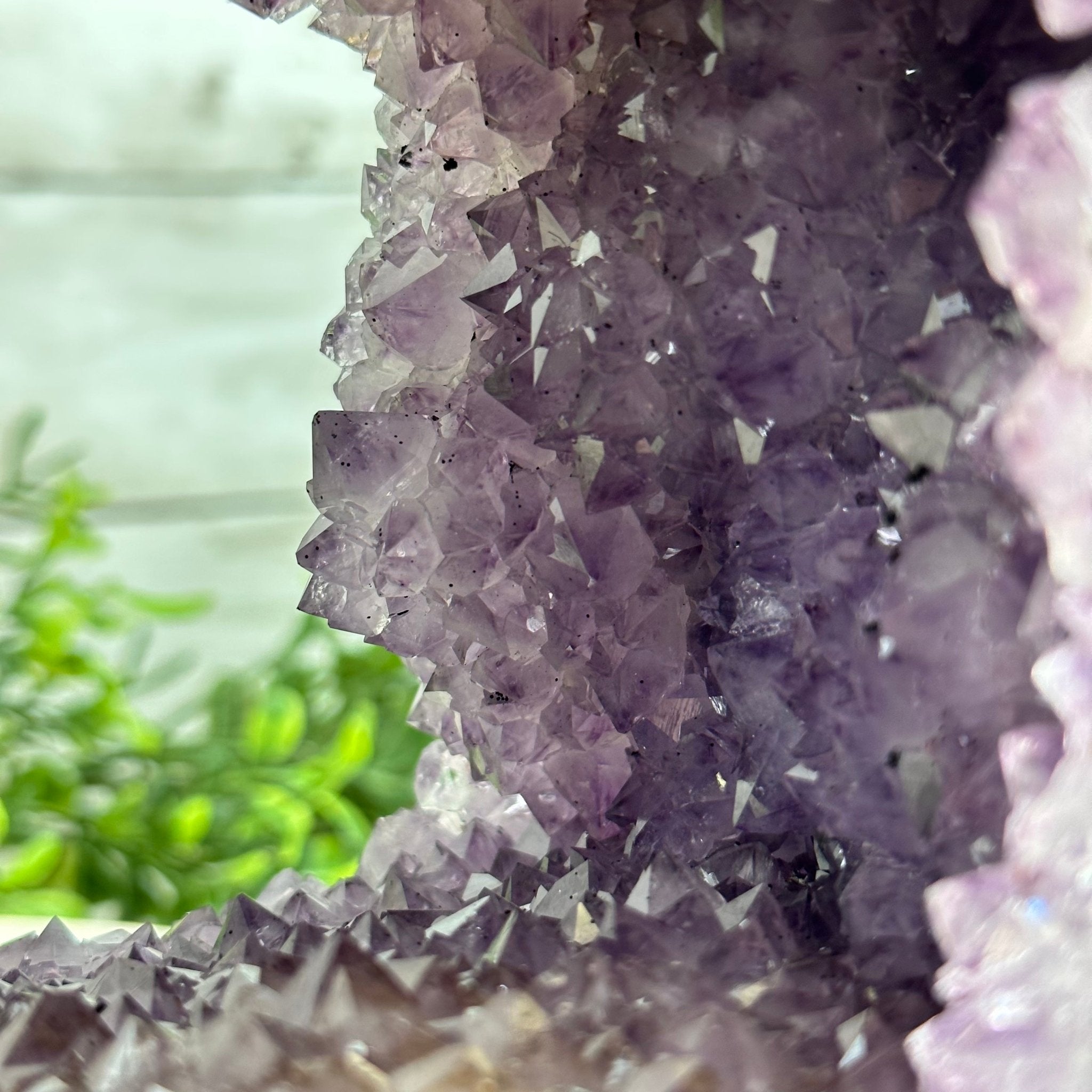 Standard Plus Quality Open 2-Sided Brazilian Amethyst Cathedral, 18.7 lbs, 7.6" tall, Model #5605-0126 by Brazil Gems - Brazil GemsBrazil GemsStandard Plus Quality Open 2-Sided Brazilian Amethyst Cathedral, 18.7 lbs, 7.6" tall, Model #5605-0126 by Brazil GemsOpen 2-Sided Cathedrals5605-0126