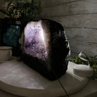 Standard Plus Quality Open 2-Sided Brazilian Amethyst Cathedral, 18.7 lbs, 7.6" tall, Model #5605-0126 by Brazil Gems - Brazil GemsBrazil GemsStandard Plus Quality Open 2-Sided Brazilian Amethyst Cathedral, 18.7 lbs, 7.6" tall, Model #5605-0126 by Brazil GemsOpen 2-Sided Cathedrals5605-0126