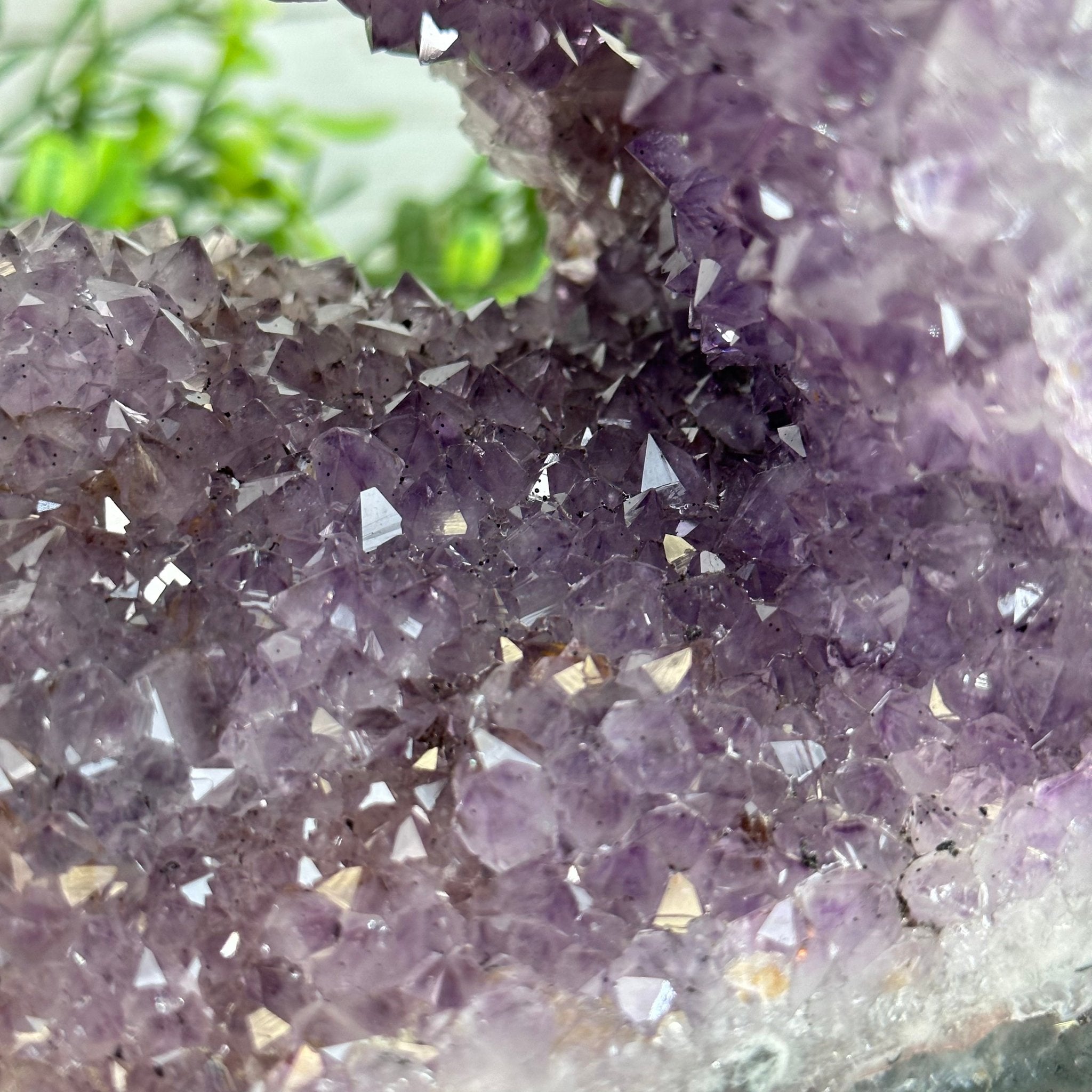 Standard Plus Quality Open 2-Sided Brazilian Amethyst Cathedral, 18.7 lbs, 7.6" tall, Model #5605-0126 by Brazil Gems - Brazil GemsBrazil GemsStandard Plus Quality Open 2-Sided Brazilian Amethyst Cathedral, 18.7 lbs, 7.6" tall, Model #5605-0126 by Brazil GemsOpen 2-Sided Cathedrals5605-0126