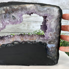 Standard Plus Quality Open 2-Sided Brazilian Amethyst Cathedral, 18.7 lbs, 7.6" tall, Model #5605-0126 by Brazil Gems - Brazil GemsBrazil GemsStandard Plus Quality Open 2-Sided Brazilian Amethyst Cathedral, 18.7 lbs, 7.6" tall, Model #5605-0126 by Brazil GemsOpen 2-Sided Cathedrals5605-0126