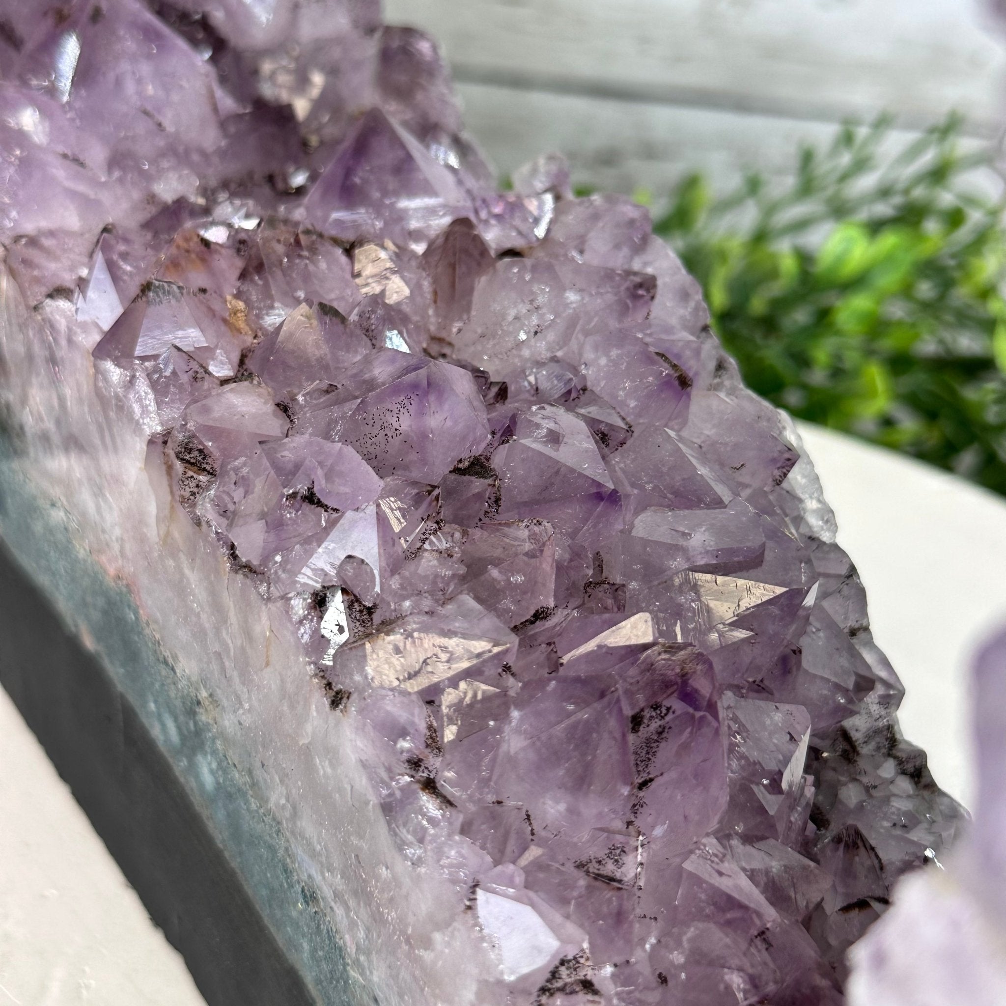 Standard Plus Quality Open 2-Sided Brazilian Amethyst Cathedral, 25.7 lbs, 17.25" tall, Model #5605-0130 by Brazil Gems - Brazil GemsBrazil GemsStandard Plus Quality Open 2-Sided Brazilian Amethyst Cathedral, 25.7 lbs, 17.25" tall, Model #5605-0130 by Brazil GemsOpen 2-Sided Cathedrals5605-0130