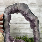 Standard Plus Quality Open 2-Sided Brazilian Amethyst Cathedral, 25.7 lbs, 17.25" tall, Model #5605-0130 by Brazil Gems - Brazil GemsBrazil GemsStandard Plus Quality Open 2-Sided Brazilian Amethyst Cathedral, 25.7 lbs, 17.25" tall, Model #5605-0130 by Brazil GemsOpen 2-Sided Cathedrals5605-0130