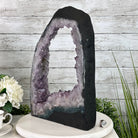 Standard Plus Quality Open 2-Sided Brazilian Amethyst Cathedral, 25.7 lbs, 17.25" tall, Model #5605-0130 by Brazil Gems - Brazil GemsBrazil GemsStandard Plus Quality Open 2-Sided Brazilian Amethyst Cathedral, 25.7 lbs, 17.25" tall, Model #5605-0130 by Brazil GemsOpen 2-Sided Cathedrals5605-0130