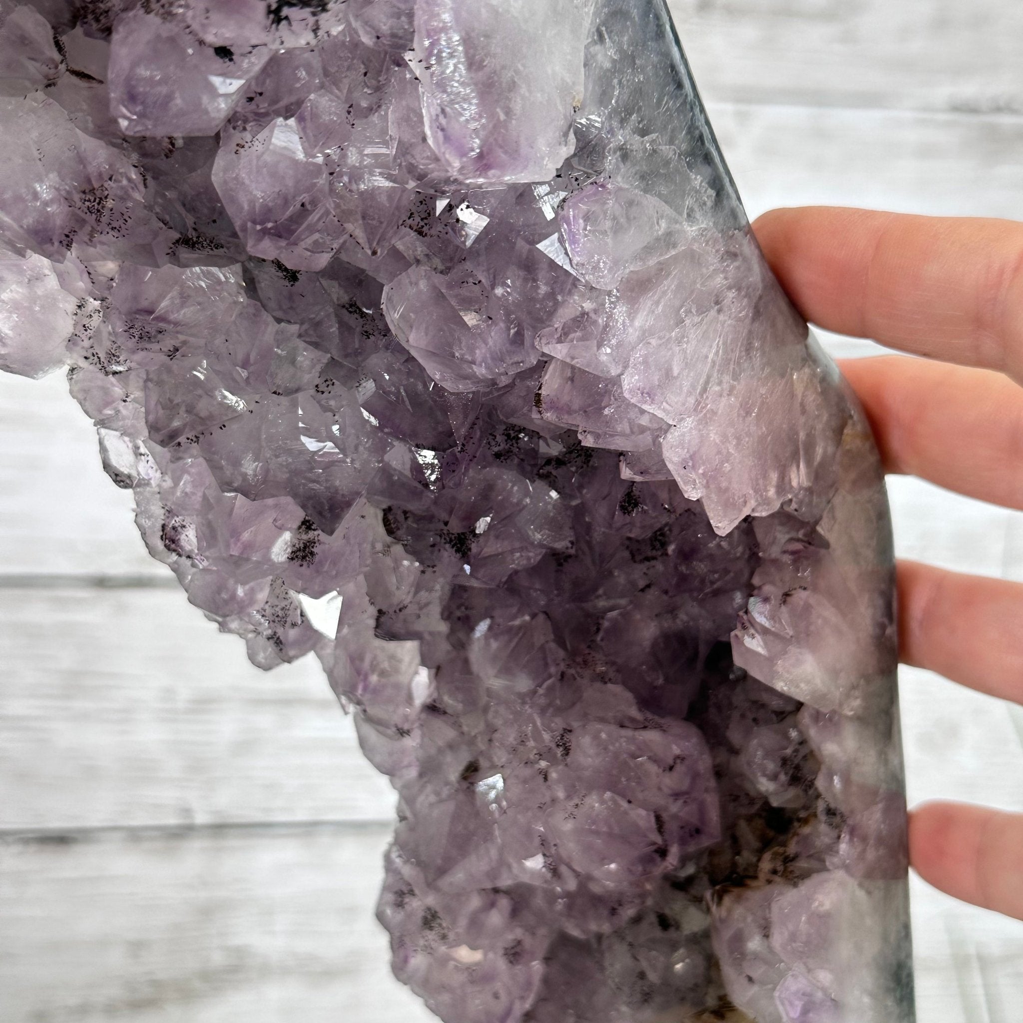 Standard Plus Quality Open 2-Sided Brazilian Amethyst Cathedral, 25.7 lbs, 17.25" tall, Model #5605-0130 by Brazil Gems - Brazil GemsBrazil GemsStandard Plus Quality Open 2-Sided Brazilian Amethyst Cathedral, 25.7 lbs, 17.25" tall, Model #5605-0130 by Brazil GemsOpen 2-Sided Cathedrals5605-0130