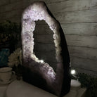 Standard Plus Quality Open 2-Sided Brazilian Amethyst Cathedral, 25.7 lbs, 17.25" tall, Model #5605-0130 by Brazil Gems - Brazil GemsBrazil GemsStandard Plus Quality Open 2-Sided Brazilian Amethyst Cathedral, 25.7 lbs, 17.25" tall, Model #5605-0130 by Brazil GemsOpen 2-Sided Cathedrals5605-0130
