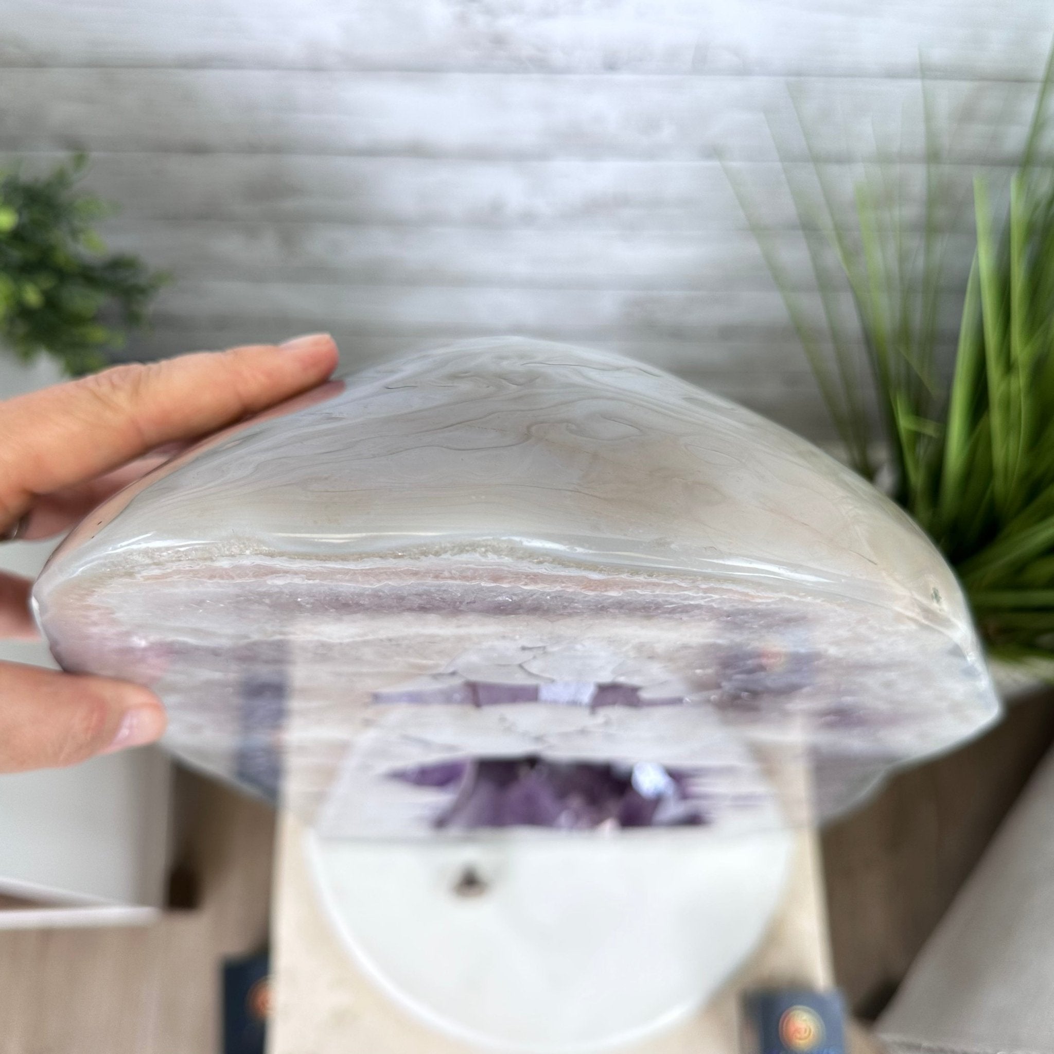 Standard Plus Quality Polished Brazilian Amethyst Cathedral, 112.2 lbs & 31" tall Model #5602-0064 by Brazil Gems - Brazil GemsBrazil GemsStandard Plus Quality Polished Brazilian Amethyst Cathedral, 112.2 lbs & 31" tall Model #5602-0064 by Brazil GemsPolished Cathedrals5602-0064