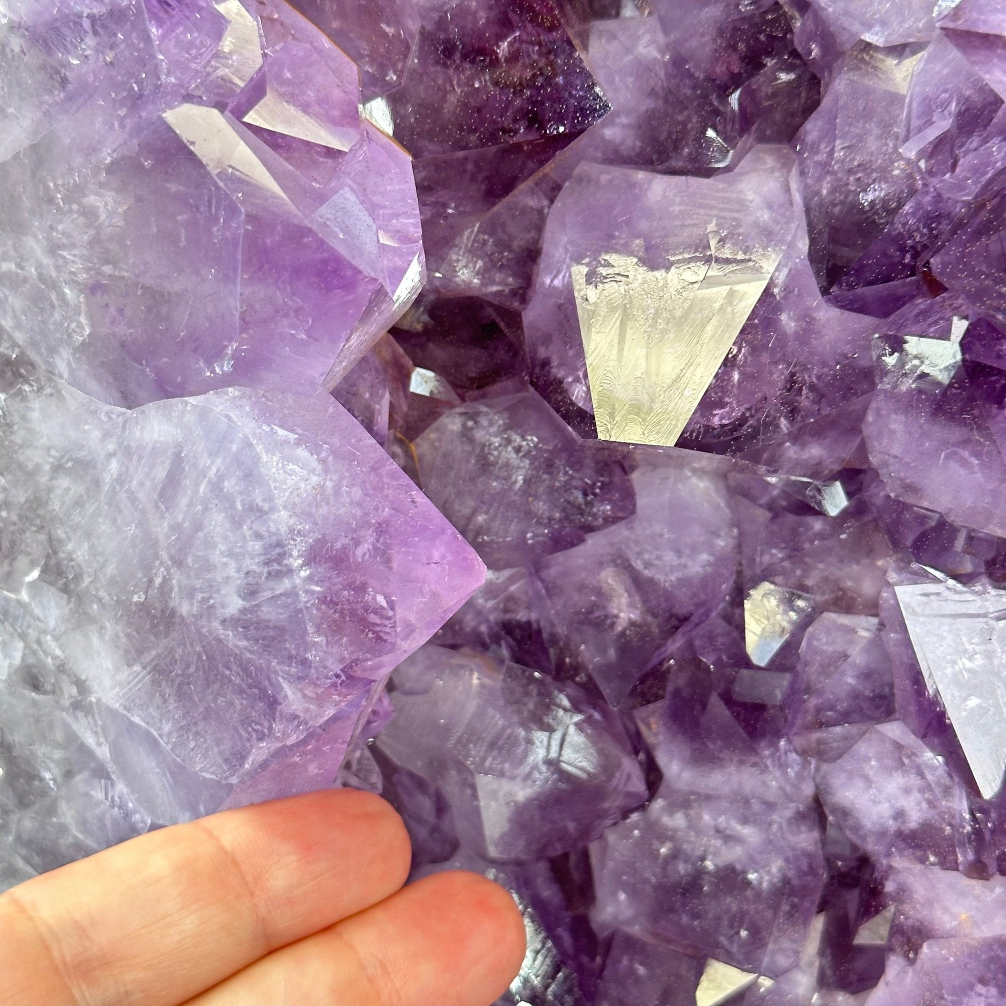 Standard Plus Quality Polished Brazilian Amethyst Cathedral, 112.2 lbs & 31" tall Model #5602-0064 by Brazil Gems - Brazil GemsBrazil GemsStandard Plus Quality Polished Brazilian Amethyst Cathedral, 112.2 lbs & 31" tall Model #5602-0064 by Brazil GemsPolished Cathedrals5602-0064