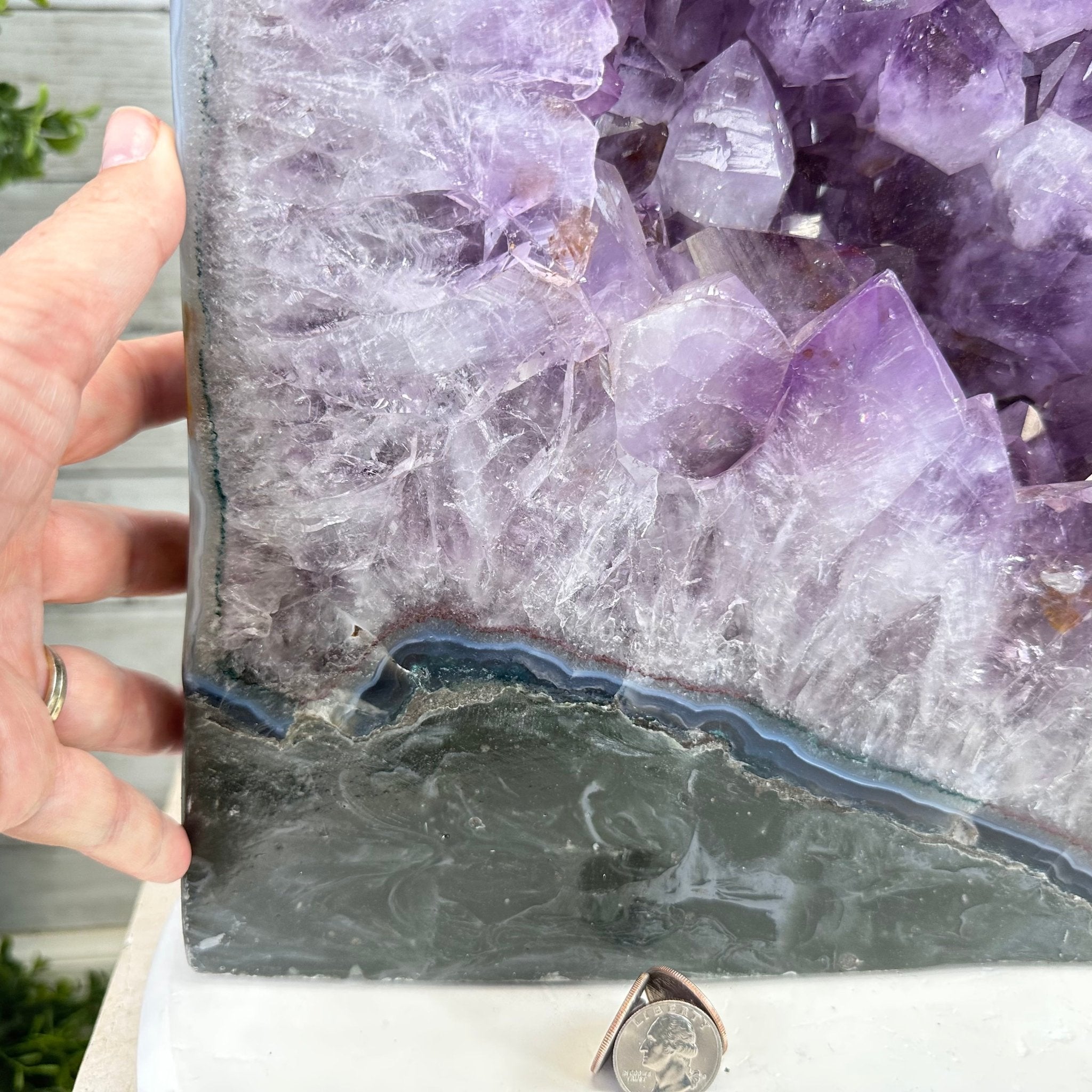 Standard Plus Quality Polished Brazilian Amethyst Cathedral, 112.2 lbs & 31" tall Model #5602-0064 by Brazil Gems - Brazil GemsBrazil GemsStandard Plus Quality Polished Brazilian Amethyst Cathedral, 112.2 lbs & 31" tall Model #5602-0064 by Brazil GemsPolished Cathedrals5602-0064