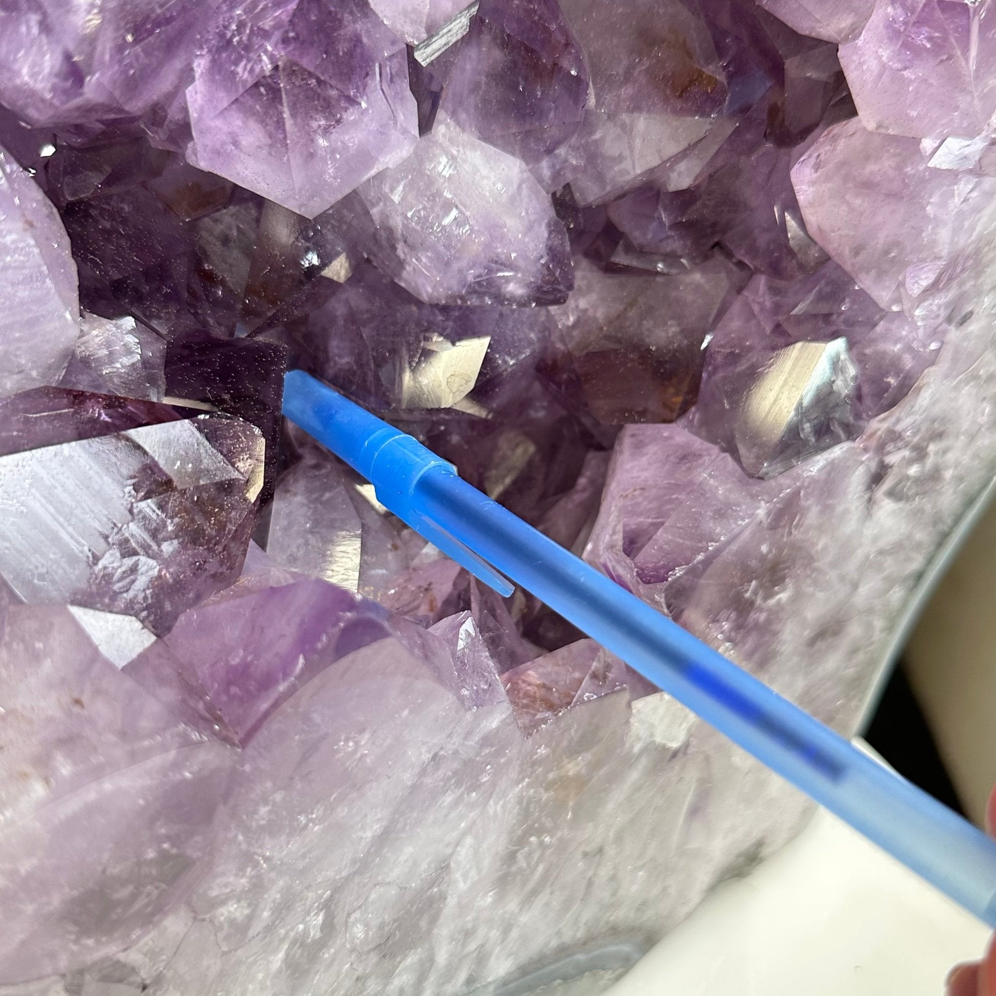 Standard Plus Quality Polished Brazilian Amethyst Cathedral, 112.2 lbs & 31" tall Model #5602-0064 by Brazil Gems - Brazil GemsBrazil GemsStandard Plus Quality Polished Brazilian Amethyst Cathedral, 112.2 lbs & 31" tall Model #5602-0064 by Brazil GemsPolished Cathedrals5602-0064