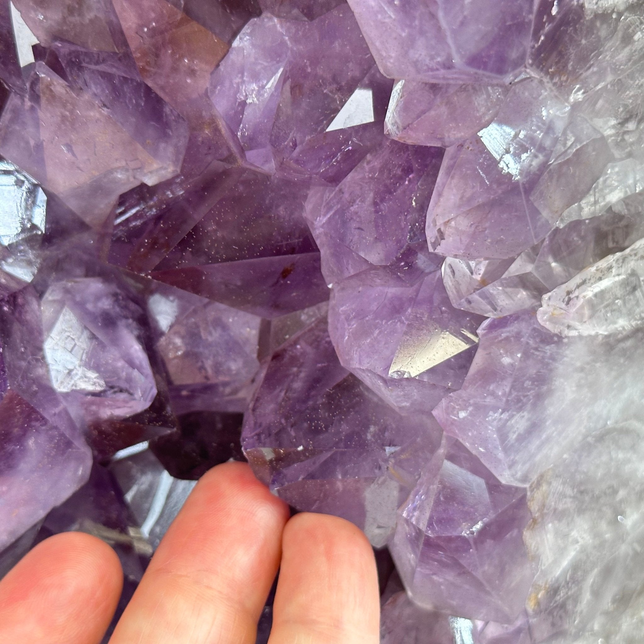 Standard Plus Quality Polished Brazilian Amethyst Cathedral, 112.2 lbs & 31" tall Model #5602-0064 by Brazil Gems - Brazil GemsBrazil GemsStandard Plus Quality Polished Brazilian Amethyst Cathedral, 112.2 lbs & 31" tall Model #5602-0064 by Brazil GemsPolished Cathedrals5602-0064