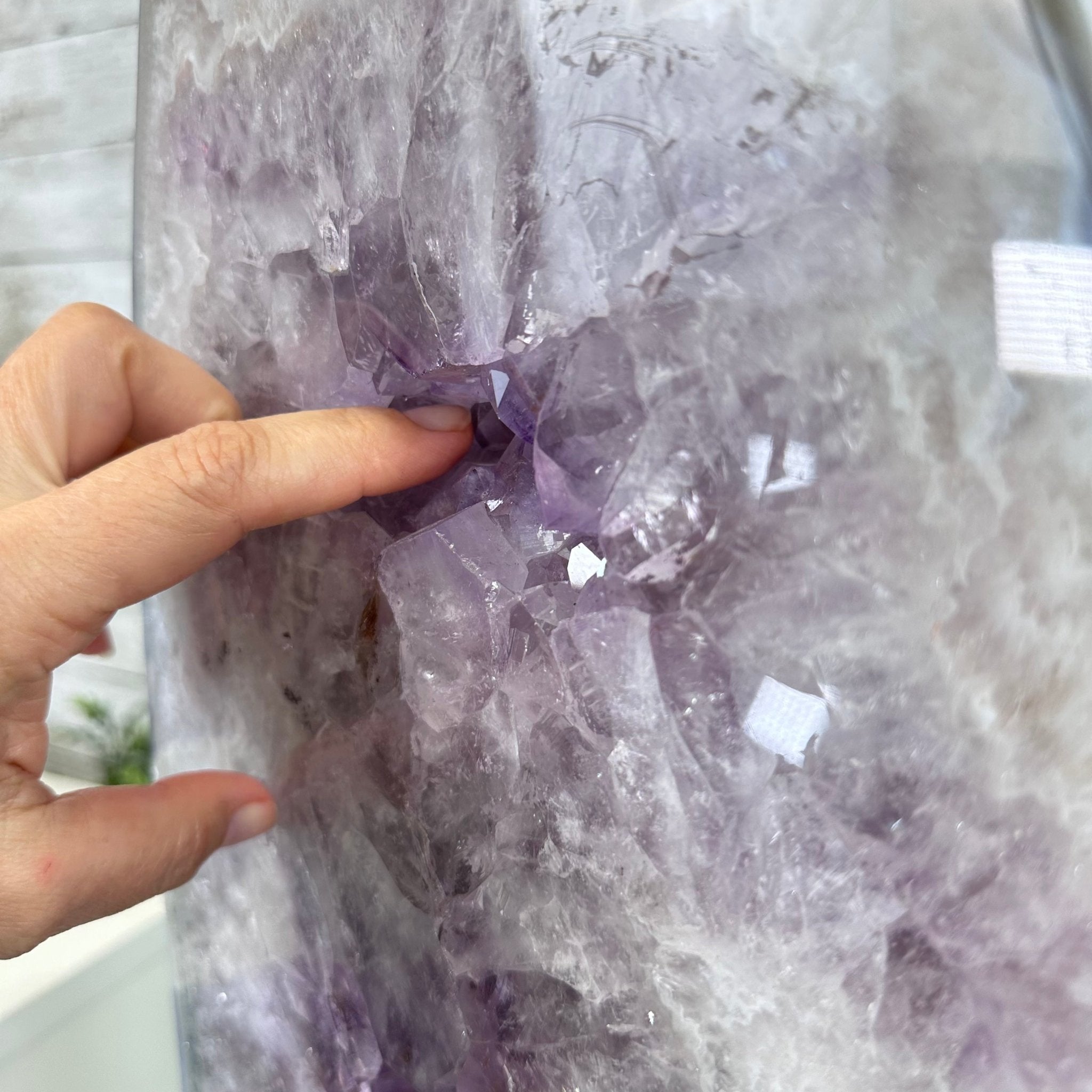 Standard Plus Quality Polished Brazilian Amethyst Cathedral, 112.2 lbs & 31" tall Model #5602-0064 by Brazil Gems - Brazil GemsBrazil GemsStandard Plus Quality Polished Brazilian Amethyst Cathedral, 112.2 lbs & 31" tall Model #5602-0064 by Brazil GemsPolished Cathedrals5602-0064