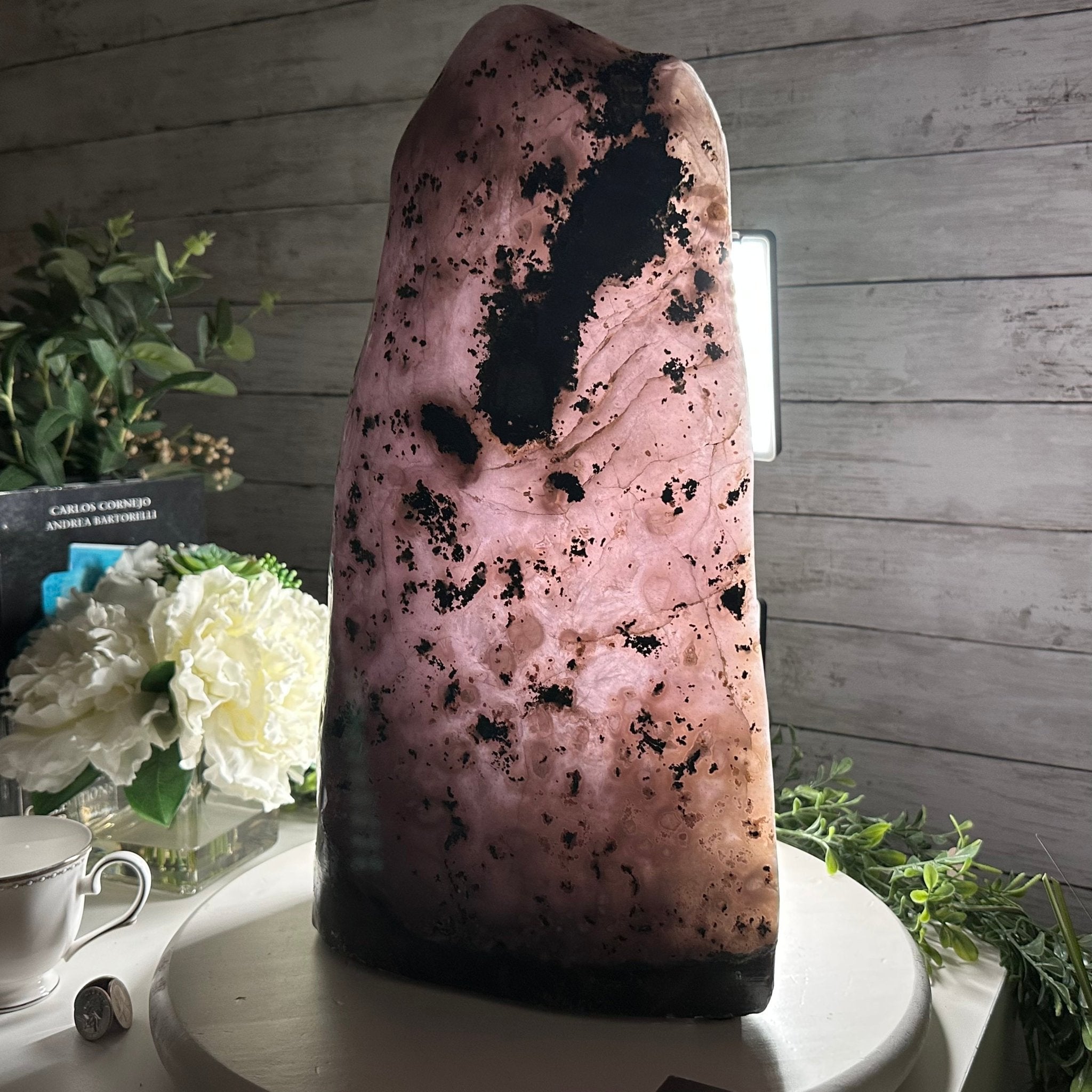 Standard Plus Quality Polished Brazilian Amethyst Cathedral, 46.1 lbs & 17.5" tall Model #5602-0192 by Brazil Gems - Brazil GemsBrazil GemsStandard Plus Quality Polished Brazilian Amethyst Cathedral, 46.1 lbs & 17.5" tall Model #5602-0192 by Brazil GemsPolished Cathedrals5602-0192