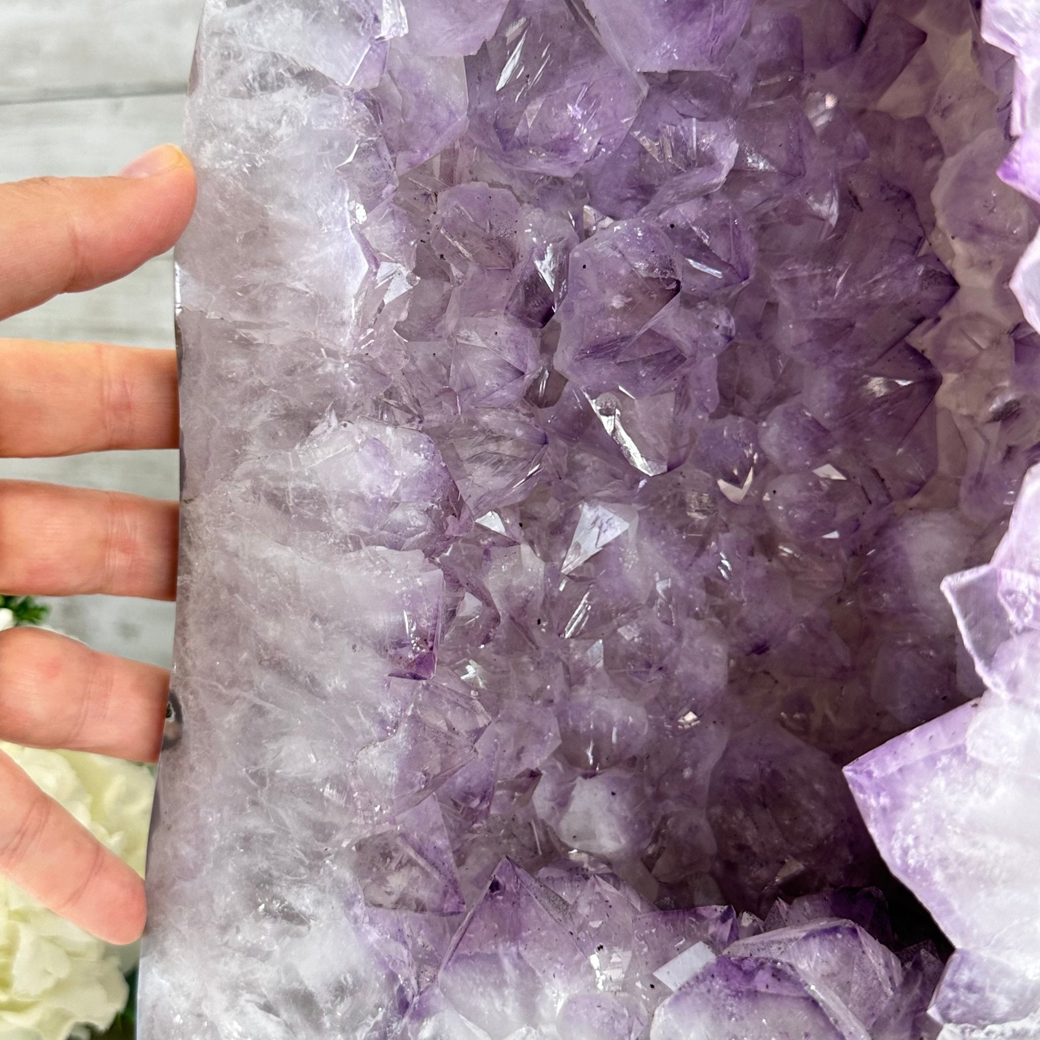 Standard Plus Quality Polished Brazilian Amethyst Cathedral, 46.1 lbs & 17.5" tall Model #5602-0192 by Brazil Gems - Brazil GemsBrazil GemsStandard Plus Quality Polished Brazilian Amethyst Cathedral, 46.1 lbs & 17.5" tall Model #5602-0192 by Brazil GemsPolished Cathedrals5602-0192