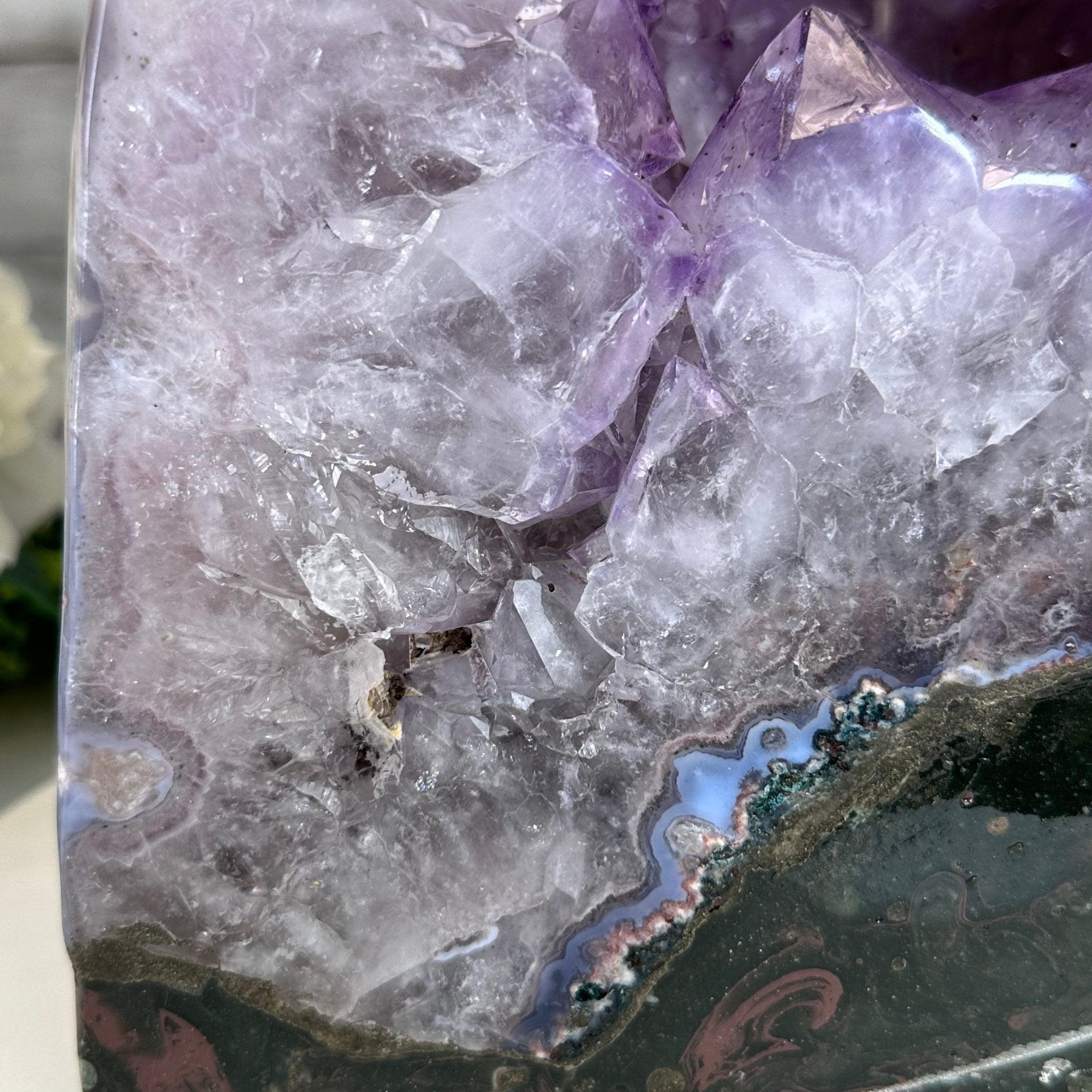 Standard Plus Quality Polished Brazilian Amethyst Cathedral, 46.1 lbs & 17.5" tall Model #5602-0192 by Brazil Gems - Brazil GemsBrazil GemsStandard Plus Quality Polished Brazilian Amethyst Cathedral, 46.1 lbs & 17.5" tall Model #5602-0192 by Brazil GemsPolished Cathedrals5602-0192