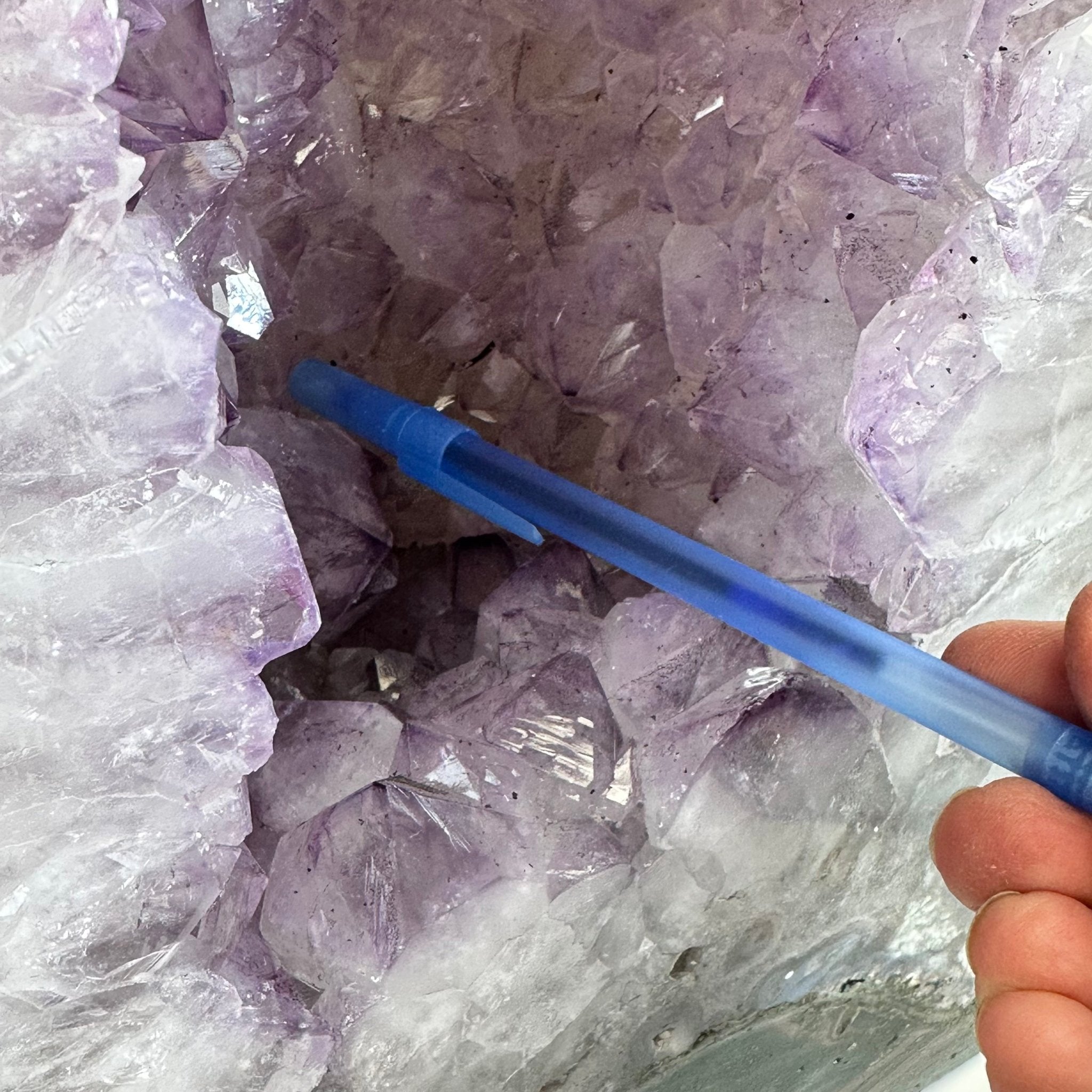 Standard Plus Quality Polished Brazilian Amethyst Cathedral, 46.1 lbs & 17.5" tall Model #5602-0192 by Brazil Gems - Brazil GemsBrazil GemsStandard Plus Quality Polished Brazilian Amethyst Cathedral, 46.1 lbs & 17.5" tall Model #5602-0192 by Brazil GemsPolished Cathedrals5602-0192