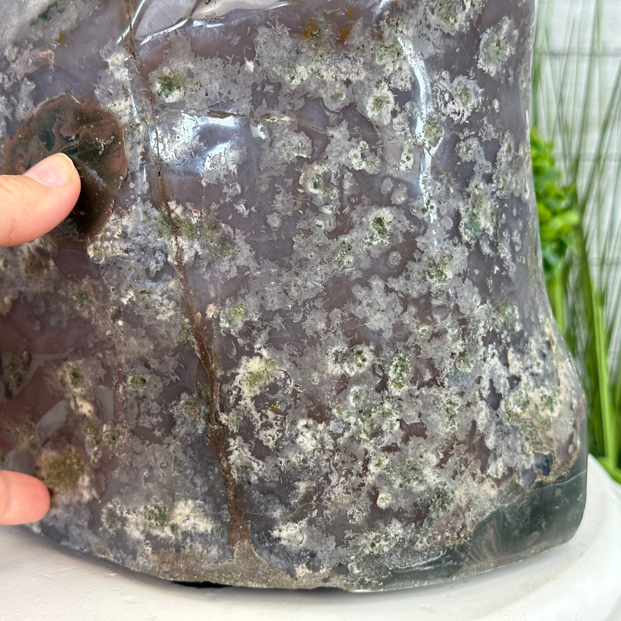 Standard Plus Quality Polished Brazilian Amethyst Cathedral, 67.5 lbs & 19.4" tall Model #5602-0163 by Brazil Gems - Brazil GemsBrazil GemsStandard Plus Quality Polished Brazilian Amethyst Cathedral, 67.5 lbs & 19.4" tall Model #5602-0163 by Brazil GemsPolished Cathedrals5602-0163