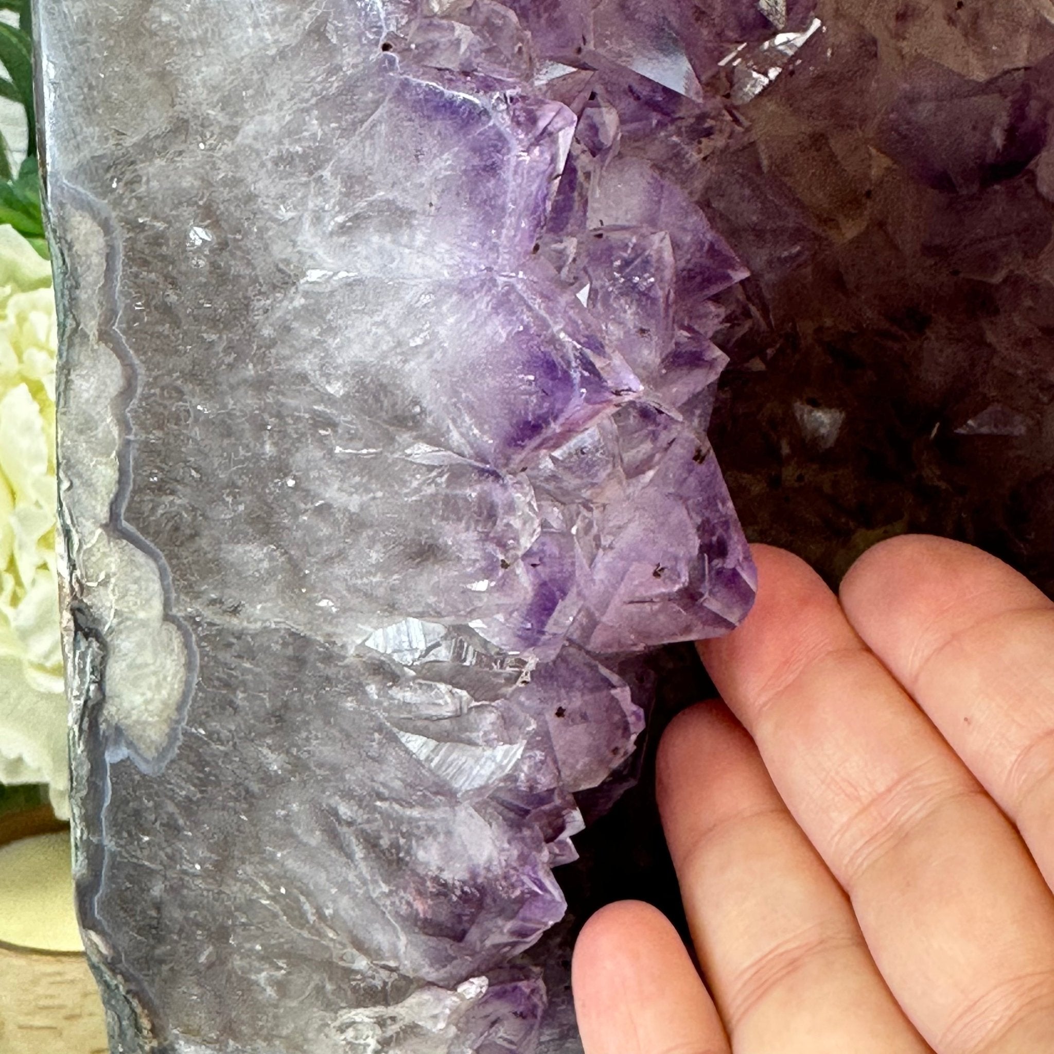 Standard Plus Quality Polished Brazilian Amethyst Cathedral, 67.5 lbs & 19.4" tall Model #5602-0163 by Brazil Gems - Brazil GemsBrazil GemsStandard Plus Quality Polished Brazilian Amethyst Cathedral, 67.5 lbs & 19.4" tall Model #5602-0163 by Brazil GemsPolished Cathedrals5602-0163