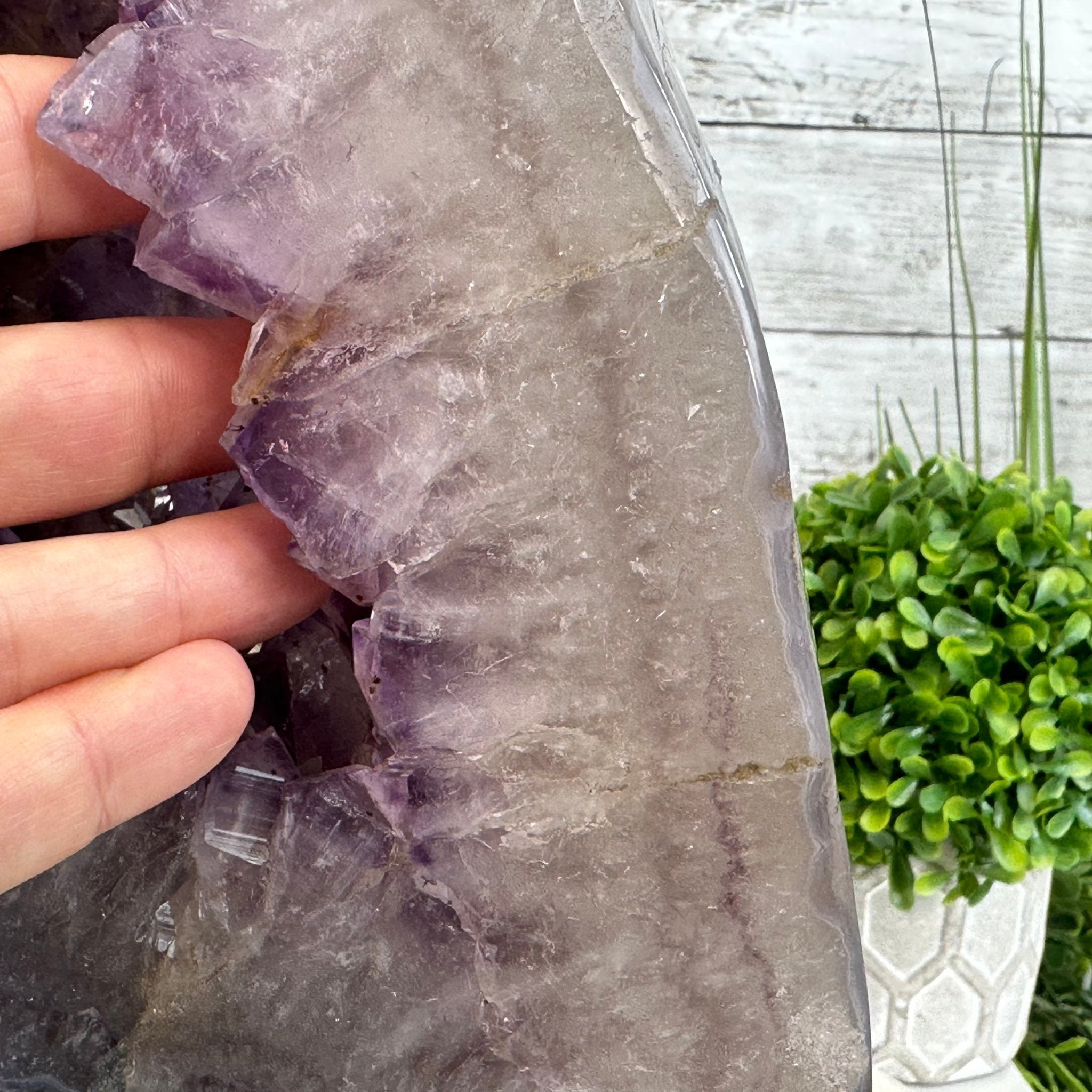 Standard Plus Quality Polished Brazilian Amethyst Cathedral, 67.5 lbs & 19.4" tall Model #5602-0163 by Brazil Gems - Brazil GemsBrazil GemsStandard Plus Quality Polished Brazilian Amethyst Cathedral, 67.5 lbs & 19.4" tall Model #5602-0163 by Brazil GemsPolished Cathedrals5602-0163