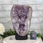 Standard Quality Amethyst Crystal on Cement Base, 21.9 lbs and 14" Tall #5614-0077 by Brazil Gems - Brazil GemsBrazil GemsStandard Quality Amethyst Crystal on Cement Base, 21.9 lbs and 14" Tall #5614-0077 by Brazil GemsClusters on Cement Bases5614-0077