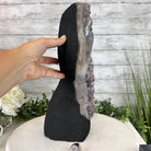 Standard Quality Amethyst Crystal on Cement Base, 21.9 lbs and 14" Tall #5614-0077 by Brazil Gems - Brazil GemsBrazil GemsStandard Quality Amethyst Crystal on Cement Base, 21.9 lbs and 14" Tall #5614-0077 by Brazil GemsClusters on Cement Bases5614-0077