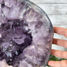 Standard Quality Amethyst Crystal on Cement Base, 22.8 lbs and 12.3" Tall #5614-0090 - Brazil GemsBrazil GemsStandard Quality Amethyst Crystal on Cement Base, 22.8 lbs and 12.3" Tall #5614-0090Clusters on Cement Bases5614-0090