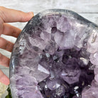 Standard Quality Amethyst Crystal on Cement Base, 22.8 lbs and 12.3" Tall #5614-0090 - Brazil GemsBrazil GemsStandard Quality Amethyst Crystal on Cement Base, 22.8 lbs and 12.3" Tall #5614-0090Clusters on Cement Bases5614-0090