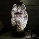 Standard Quality Amethyst Crystal on Cement Base, 30.6 lbs and 14.3" Tall #5614-0078 by Brazil Gems - Brazil GemsBrazil GemsStandard Quality Amethyst Crystal on Cement Base, 30.6 lbs and 14.3" Tall #5614-0078 by Brazil GemsClusters on Cement Bases5614-0078