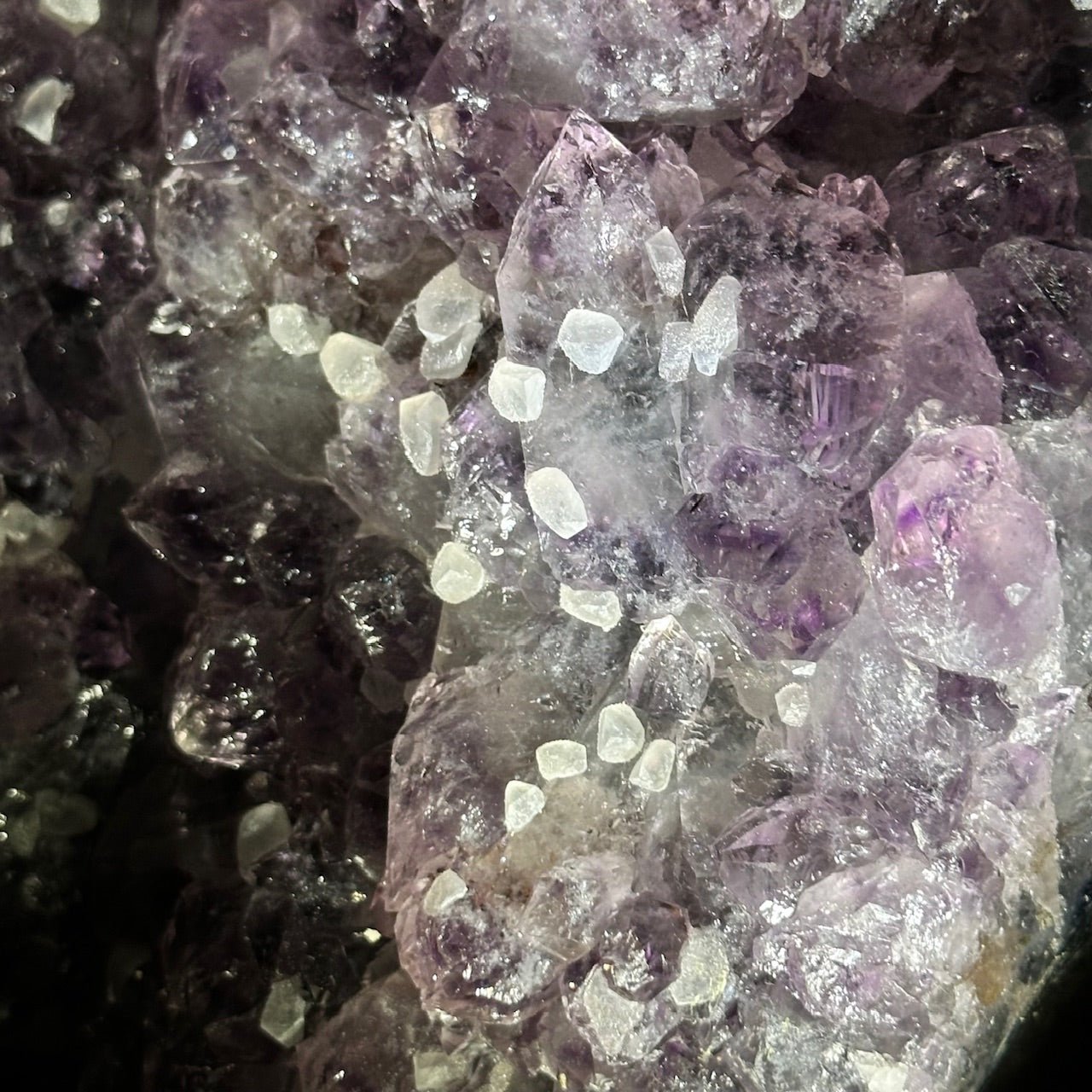 Standard Quality Amethyst Crystal on Cement Base, 30.6 lbs and 14.3" Tall #5614-0078 by Brazil Gems - Brazil GemsBrazil GemsStandard Quality Amethyst Crystal on Cement Base, 30.6 lbs and 14.3" Tall #5614-0078 by Brazil GemsClusters on Cement Bases5614-0078