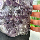 Standard Quality Amethyst Crystal on Cement Base, 30.6 lbs and 14.3" Tall #5614-0078 by Brazil Gems - Brazil GemsBrazil GemsStandard Quality Amethyst Crystal on Cement Base, 30.6 lbs and 14.3" Tall #5614-0078 by Brazil GemsClusters on Cement Bases5614-0078