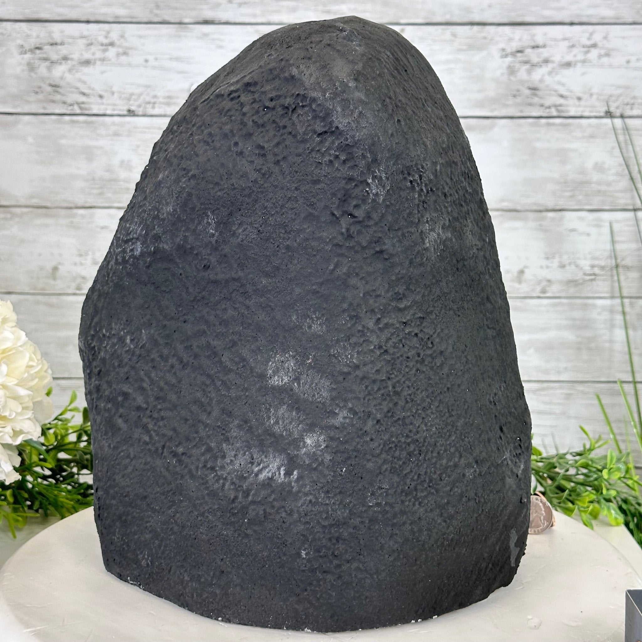 Standard Quality Amethyst Crystal on Cement Base, 37.7 lbs & 12.5" Tall #5614-0079 - Brazil GemsBrazil GemsStandard Quality Amethyst Crystal on Cement Base, 37.7 lbs & 12.5" Tall #5614-0079Clusters on Cement Bases5614-0079