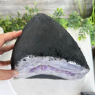 Standard Quality Amethyst Crystal on Cement Base, 37.7 lbs & 12.5" Tall #5614-0079 - Brazil GemsBrazil GemsStandard Quality Amethyst Crystal on Cement Base, 37.7 lbs & 12.5" Tall #5614-0079Clusters on Cement Bases5614-0079