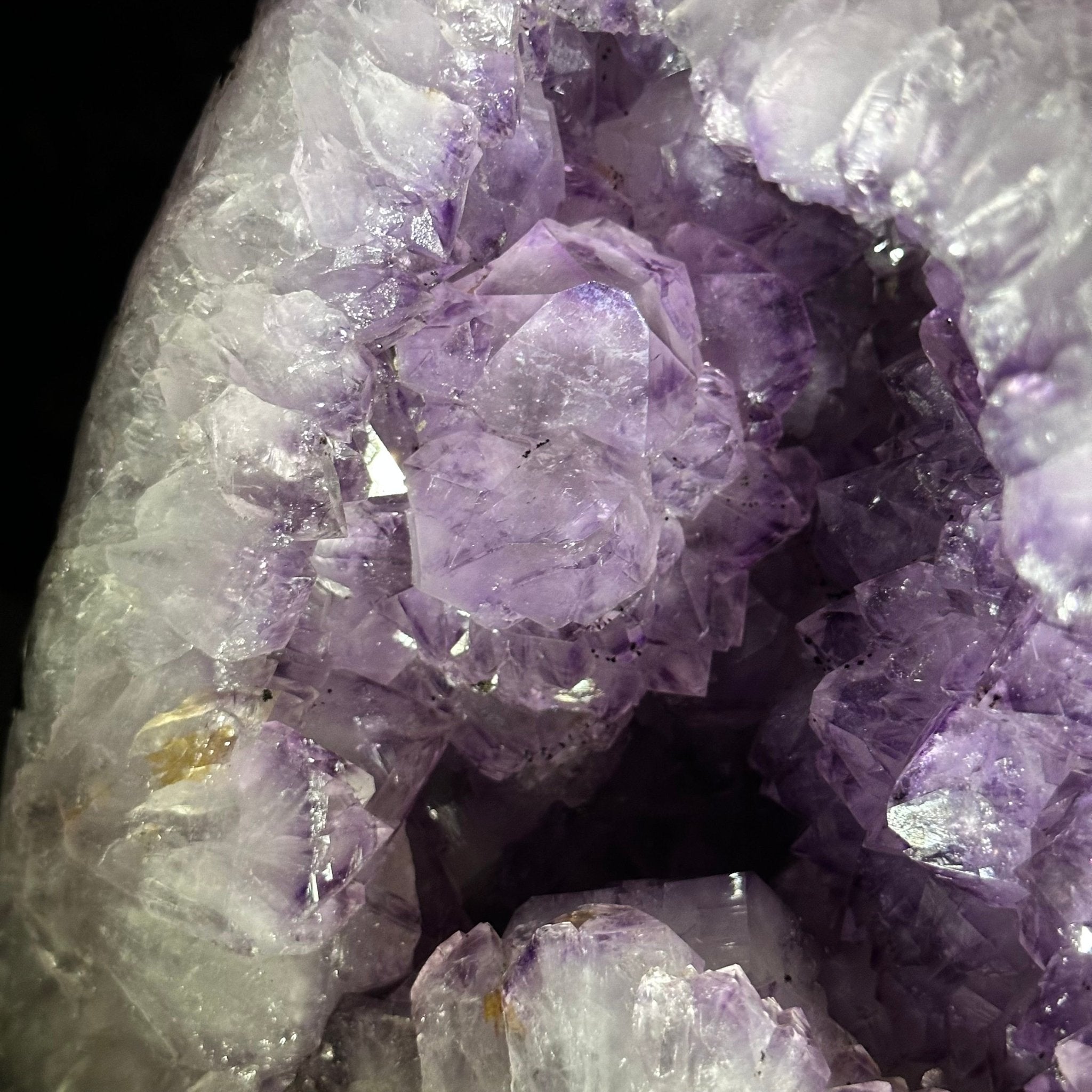 Standard Quality Amethyst Crystal on Cement Base, 37.7 lbs & 12.5" Tall #5614-0079 - Brazil GemsBrazil GemsStandard Quality Amethyst Crystal on Cement Base, 37.7 lbs & 12.5" Tall #5614-0079Clusters on Cement Bases5614-0079