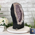 Standard Quality Amethyst Crystal on Cement Base, 37.9 lbs & 16" Tall #5614-0080 - Brazil GemsBrazil GemsStandard Quality Amethyst Crystal on Cement Base, 37.9 lbs & 16" Tall #5614-0080Clusters on Cement Bases5614-0080