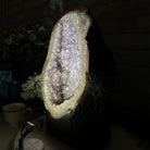 Standard Quality Amethyst Crystal on Cement Base, 37.9 lbs & 16" Tall #5614-0080 - Brazil GemsBrazil GemsStandard Quality Amethyst Crystal on Cement Base, 37.9 lbs & 16" Tall #5614-0080Clusters on Cement Bases5614-0080