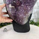 Standard Quality Amethyst Crystal on Cement Base, 46.7 lbs & 14.8" Tall #5614-0082 - Brazil GemsBrazil GemsStandard Quality Amethyst Crystal on Cement Base, 46.7 lbs & 14.8" Tall #5614-0082Clusters on Cement Bases5614-0082
