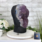 Standard Quality Amethyst Crystal on Cement Base, 46.7 lbs & 14.8" Tall #5614-0082 - Brazil GemsBrazil GemsStandard Quality Amethyst Crystal on Cement Base, 46.7 lbs & 14.8" Tall #5614-0082Clusters on Cement Bases5614-0082